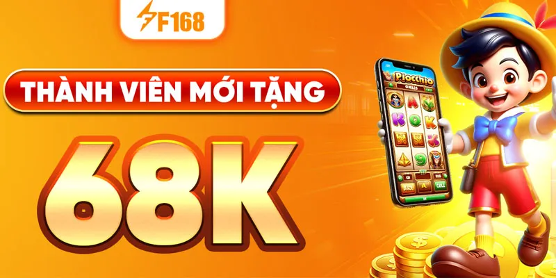 F168 Tặng 68K Cho Tân Thủ – Quà Thật, Cơ Hội Đổi Đời Ngay Lần Đầu Chơi 5 Cách để nhận khuyến mãi F168 tặng 68k vô cùng đơn giản